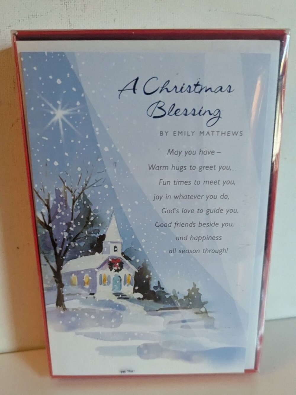 NWT 16 Winter Snow Scene Christmas Cards American Greetings Sealed Box Holiday